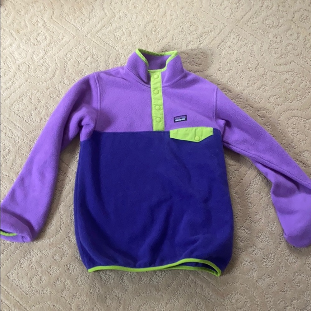 Purple and green girls Patagonia